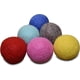 thumbnail image 4 of Set de 6-100% Lana Felt Ball Juguetes para Gatos y Gatitos, Hecho a mano Coldeul Eco-Friendly Gato Lana Balls (4cm, Gris Mint Azul Red Rosa Yellow), 4 of 4