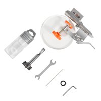 Ioensy - Piezas De Plantilla De Bisagra De Puerta, Plantilla De Bisagra De Gabinete De Bloqueo Para Carpintería, Plantilla Y Taladro De Bisagra De Gabinetes De Puerta