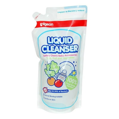 Recarga Limpiador De Biberones Transparente 650 Ml Pigeon