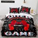 thumbnail image 1 of v931 Bed Sheets Game King Queen Duvet Cover Black Game Handle Bedding Set for Kids Teens Boys Man Gamer Bedroom Decor Quilt Cover Pillowcase 3-Piece Bedding Set (1 Duvet Cover + 2 Pillow Shams) Bed Sh, 1 of 5