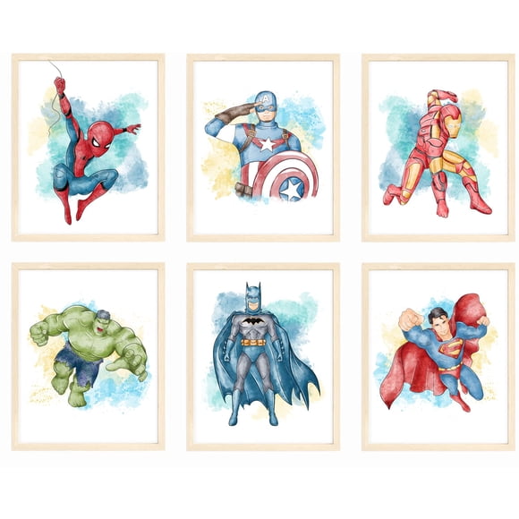 Arte de Pared Nistio 20 x 25 cm, 6 impresiones sin marco