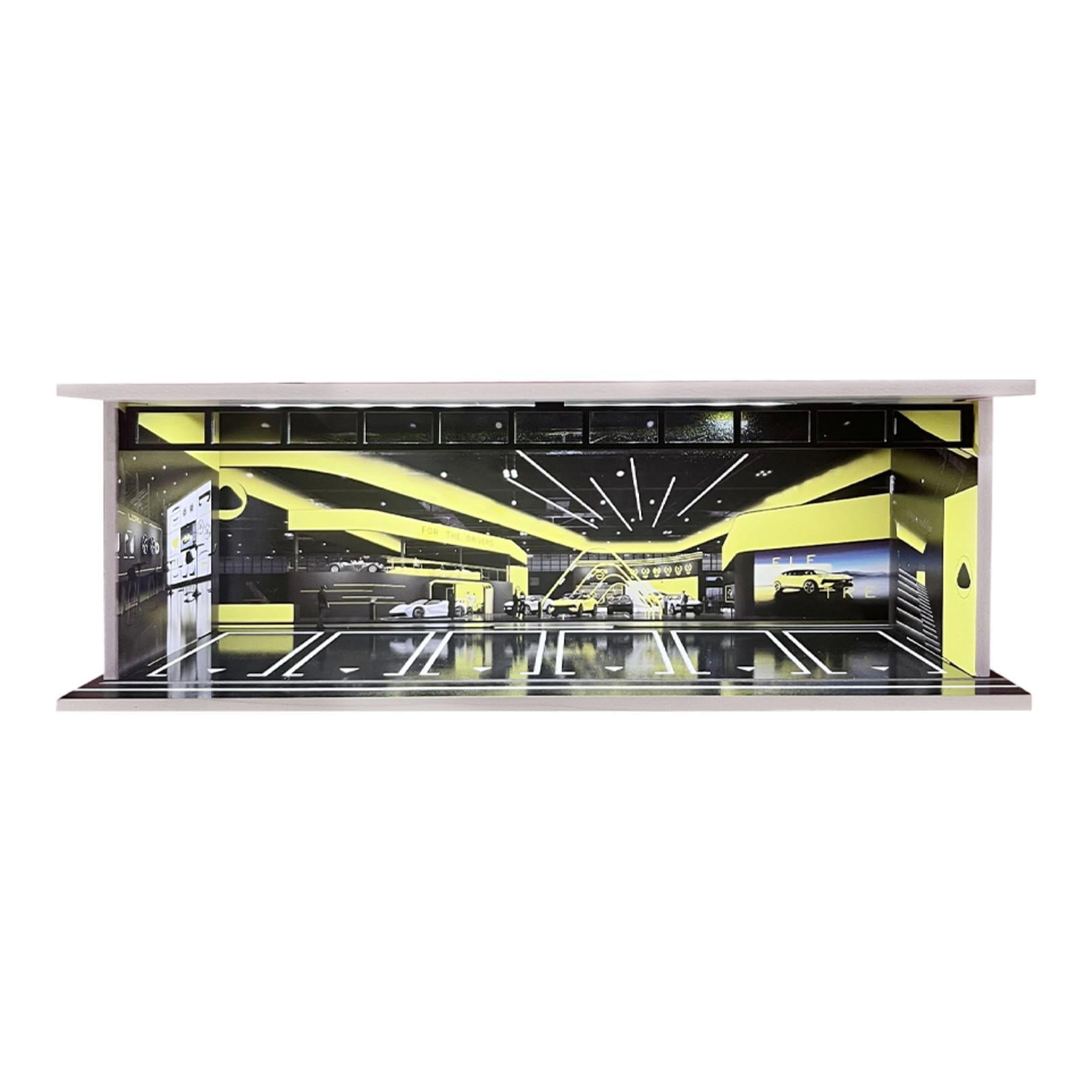 Bothyi - Vitrina Expositora Para Maquetas De Coches A Escala 1/64, Organizador De Dioramas Para Maquetas De Garaje