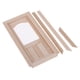 thumbnail image 1 of 1/12 Casa De Mu?ecas En Miniatura, Puerta única Externa De Madera, Accesorio DIY Sin Pintar, 1 of 4