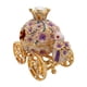 thumbnail image 1 of Joyero Con Forma De Carruaje De Conejo, Bonito Joyero Para Guardar Anillos, Pendientes Y Dijes, Color Morado, 1 of 5