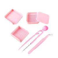 Magideal - 5 Piezas Bandeja Selección Perlas Bandeja Organización Kit Manualidades Pinzas Lápiz Separador Función De Clasificación Rápida Material Pp Adecuado Pa