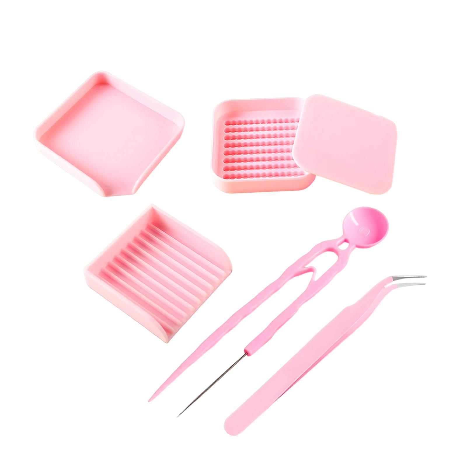 Magideal - 5 Piezas Bandeja Selección Perlas Bandeja Organización Kit Manualidades Pinzas Lápiz Separador Función De Clasificación Rápida Material Pp Adecuado Pa