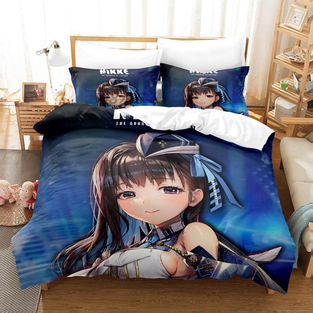 Game Goddess of Victory: Nikke Bedding Set Single Twin Full Size Bed Set Adult Kid Bedroom Duvet cover Sets Bed Sheets