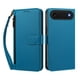 thumbnail image 1 of Funda Tipo Billetera para iphone17 Air con Soporte y Bolsillo con Cierre Azul, 1 of 1