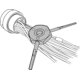 thumbnail image 2 of Terminal alemana Tool Lisle 59600 con 3 tubos ranurados, 2 of 2