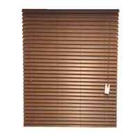 Aura Home - Persiana Roller Manual Estilo Madera Pvc 120X165 Cm 50 Mm Color Avellana Texturado Marca Aura