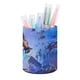 thumbnail image 1 of Aquaman-theme Cylinder Pen Holder Pencil Organizer with Flannel Lining PVC Leather Material Cardboard Base for study work 10*8CM, 1 of 6
