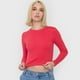 thumbnail image 3 of Polera Mujer Crop Manga Larga Rojo Corona, 3 of 5