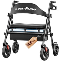 Rollator Walker Soundfuse Soundfuse Bariatric, 500 Libras