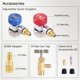 thumbnail image 5 of Juego de indicadores de diagnóstico de colector de corriente alterna YSTOOL para R134a R404a, 5 of 6