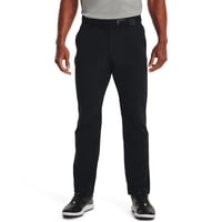 Pantalones Under Armour Straight Leg Tech Para Hombre, Color Negro, Talla 36/30