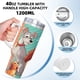 thumbnail image 5 of La Dama y el Vagabundo Vaso aislado de acero inoxidable con asa, diseño temático, regalo para familia, amigos y fans; incluye pajita y encaja en el portavasos estándar, 40 oz, 5 of 6