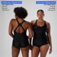 thumbnail image 3 of Traje de baño Speedo de una pieza PowerFlex Ultraback para mujer, azul marino 8, 3 of 3
