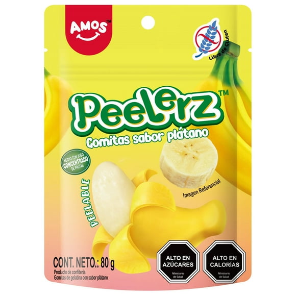 Gomitas De Peelerz Plátano, 80 g