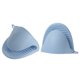 thumbnail image 1 of 2pack Guantes de Horno Mini Engrosados Resistentes al Calor de Silicona Soporte para Ollas de Dedo Azul Claro, 1 of 6