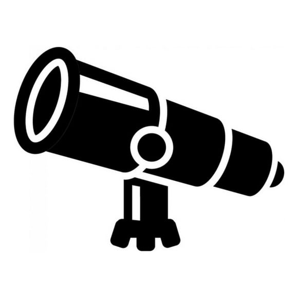 Decomural Telescope Astronomy Stars Decal WS-15778