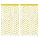 thumbnail image 1 of 2 cortinas con flecos de copos de nieve y flecos metálicos brillantes para decoración de fiesta de cumpleaños de niña., 1 of 5