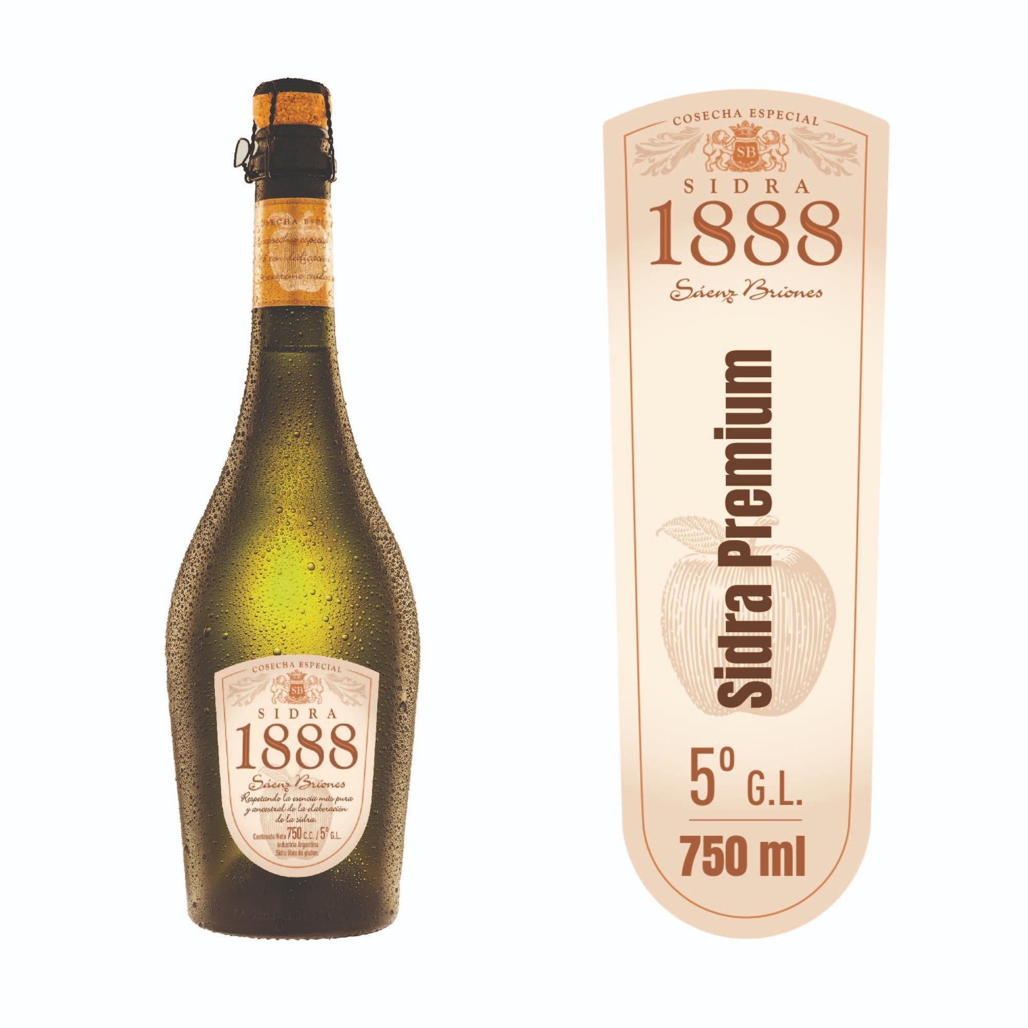 Sidra 5° Botella 700 ml 1888