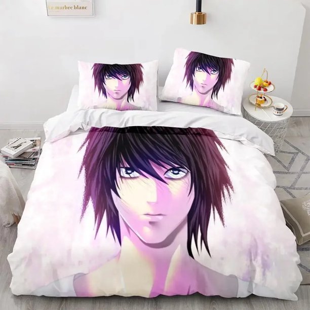 Death Note Bedding Set Bed Set Adult Kids Bedroom Duvet cover Sets Death Note A Bed Sheets
