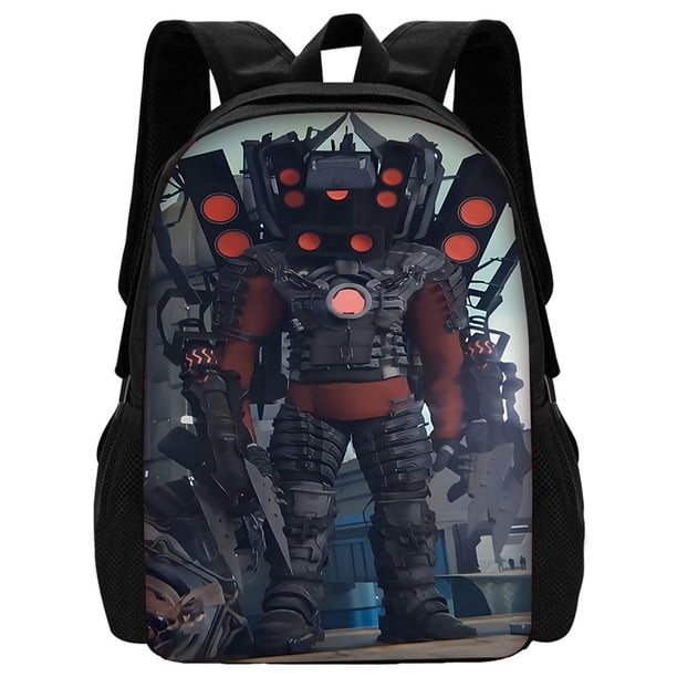 3 pcs set Skibidi Toilet Toilet School Child School Backpack With Shoulder Bag Pencil Bags School Bags for Boys Girls Best Gift
