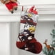 thumbnail image 2 of RWBY Tema: Calcetines de Navidad, fino lino blanco para colgar en escaleras y chimenea, decoración navideña para el hogar, regalo de Navidad. 45cm × 32cm, 2 of 5