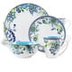 thumbnail image 1 of Juego de Vajilla Elama Blue Crush de Porcelana 16 Piezas, 1 of 9