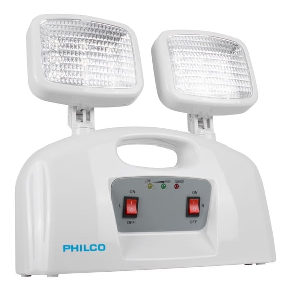Lámpara de Emergencia Philco de 2 focos LED
