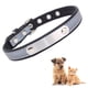 thumbnail image 2 of Collar para perro con placa de identificación grabada, personalizable, de cuero suave, con placa de identificación individual, para perros pequeños, medianos y grandes., 2 of 8