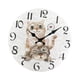 thumbnail image 3 of Reloj De Pared Divertido Con Diseño De Gato, Reloj De Pared Rústico Y Silencioso Para Interior, Dormitorio, Sala De Estar, Estilo A, 3 of 5