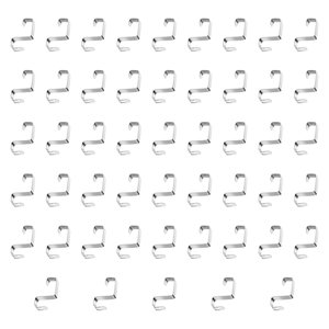 Magideal - 50 Uds Mini Ganchos Para Colgar Canalones Luces Navideñas Gancho De Adorno Fácil De Usar Decoraciones De Fiesta Resistentes A La Intemperie Para Ilumi