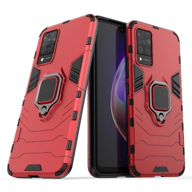 FOXDOCK Funda Antigolpes para VIVO V21 – Protección Total con Soporte y Diseño Robusto