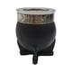 thumbnail image 1 of Mate Imperial De Calabaza Con Cuero y Virola De Alpaca negro Clasico, 1 of 9