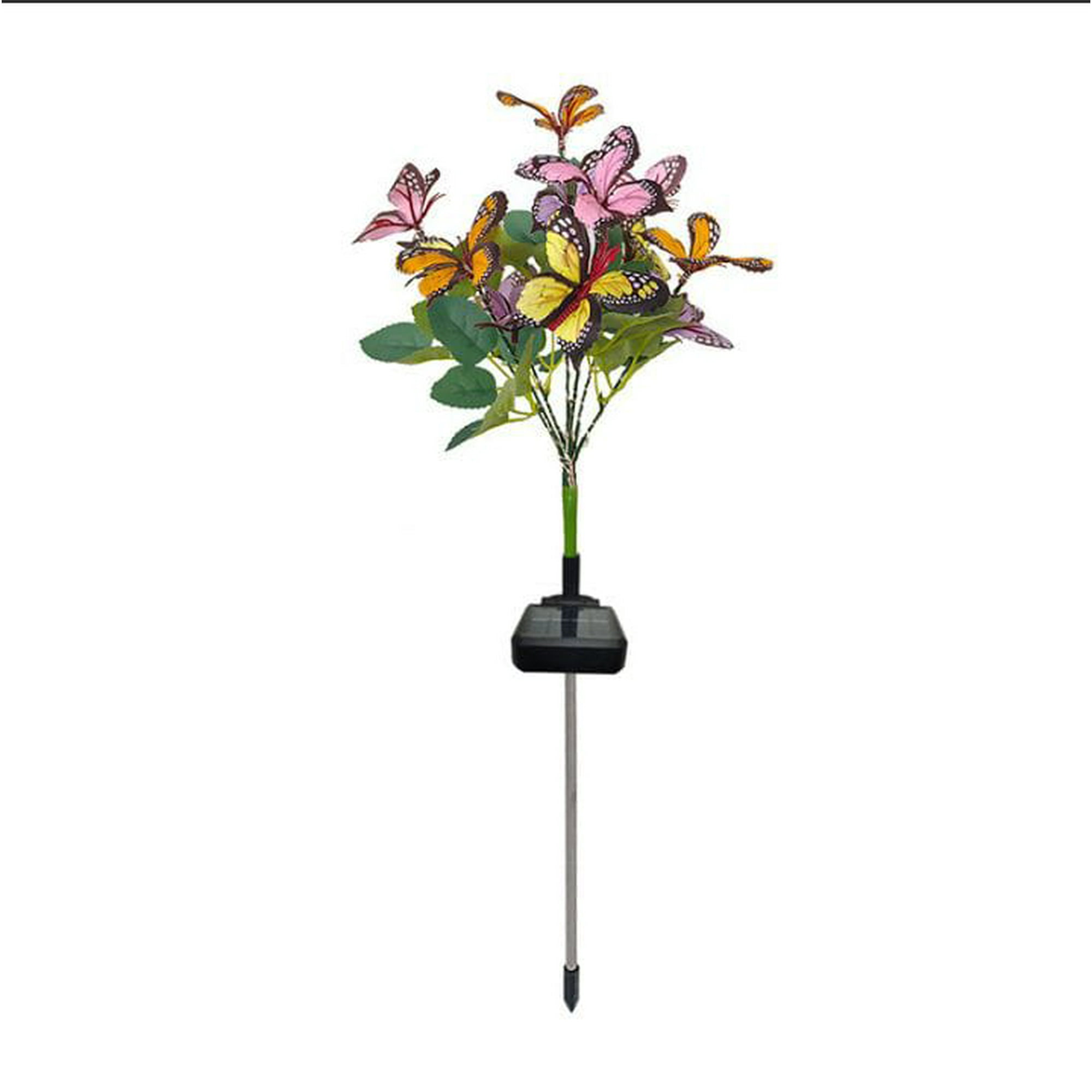 Casa Pagoda - Lámpara Solar Para Cesped Con Forma De Mariposa De 75cm