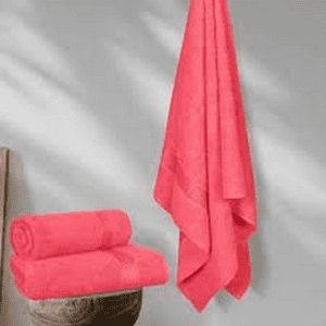 Genérico - Toalla Extra Grande 100X140 Cm 100% Algodón Color Rosa Liso