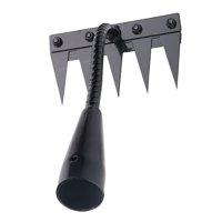 Magideal - Rastrillo Para Desmalezar Hierba De Jardín , 5 Dientes 5 Consejos