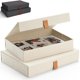 thumbnail image 1 of Cajas decorativas para guardar fotos ZICOTO, juego de 2 con tapas, 1 of 7