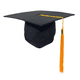 thumbnail image 4 of Birrete Juvenil Adulto Negro Graduación, 4 of 7