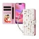 thumbnail image 3 of FOXDOCK Funda Tipo Cartera Floral para Samsung Galaxy A04/A04s ,Funda con Tapa de Cuero PU, Protección Antigolpes con Ranuras para Tarjetas y Soporte, 3 of 5