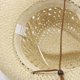 thumbnail image 4 of Sombrero Vaquero Tejido Estilo Cowboy Playa, Festival, Moda crema Talla Única, 4 of 4