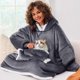 thumbnail image 2 of JOYWOO Wearable Blanket Hoodie, Birthday Gifts for Women and Men, 2 of 3
