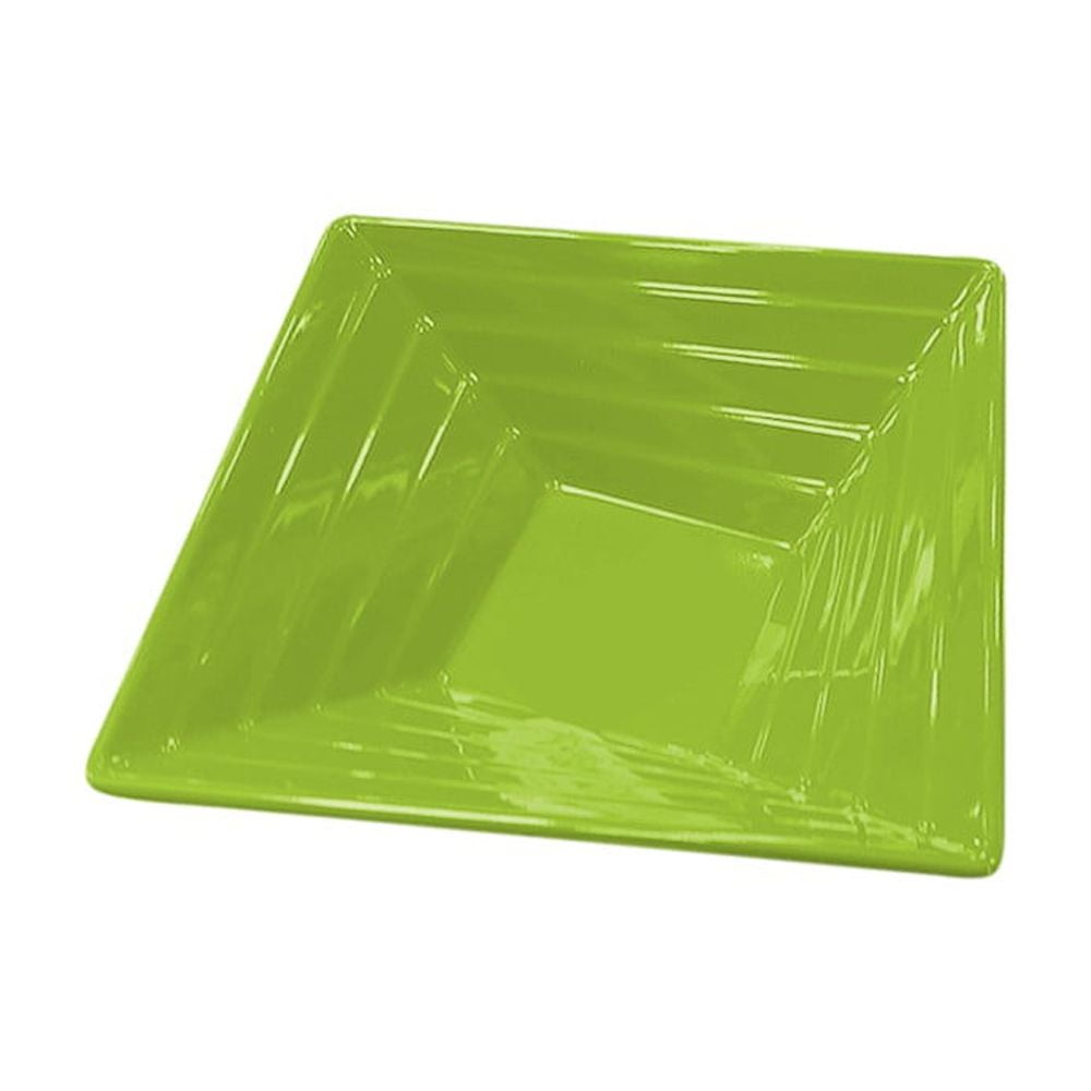 Imahe - Set De 4 Bowl Cuadrado Melamina 15 Cm. Verde