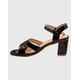 thumbnail image 4 of Sandalia Taco cuadro Negro, 4 of 5