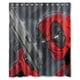 thumbnail image 1 of Cortina de ducha DeadPool, juego de cortina de baño con ganchos, tamaño 60 x 72 pulgadas, 1 of 3