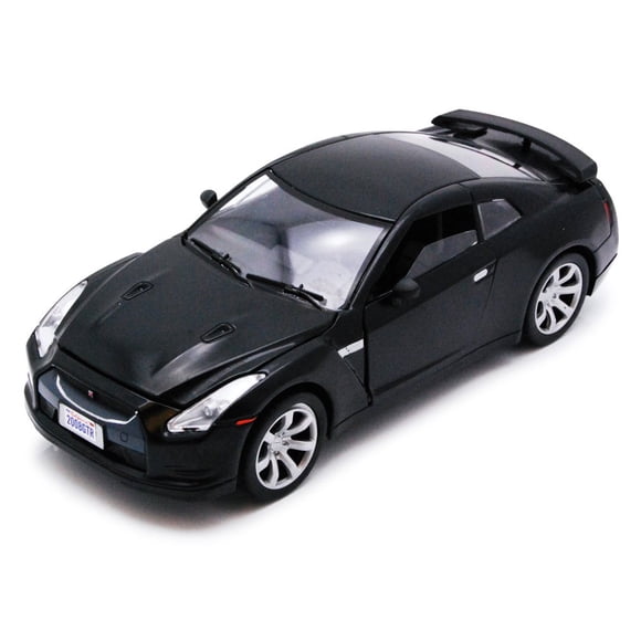 Vehículo de metal fundido Motormax escala 1:24 Nissan Gt-R 2008 negro