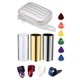 thumbnail image 2 of Accesorios para guitarra SUNLP Medium Slides, púas y pulgares, 2 of 8