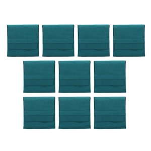 Ioensy - 10 Bolsas De Joyería Bolsa De Baratijas Bolsas De Joyería Para Pulsera Collar Reloj Verde